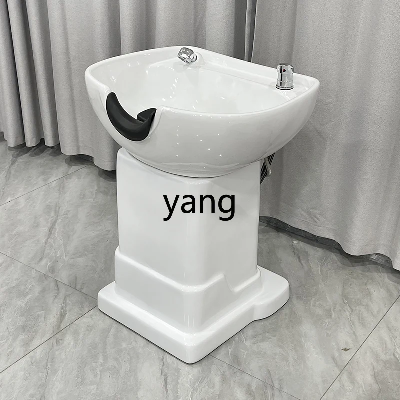 LMM, vertical shampoo bed quick cut shampoo basin flushing pool barber shop special