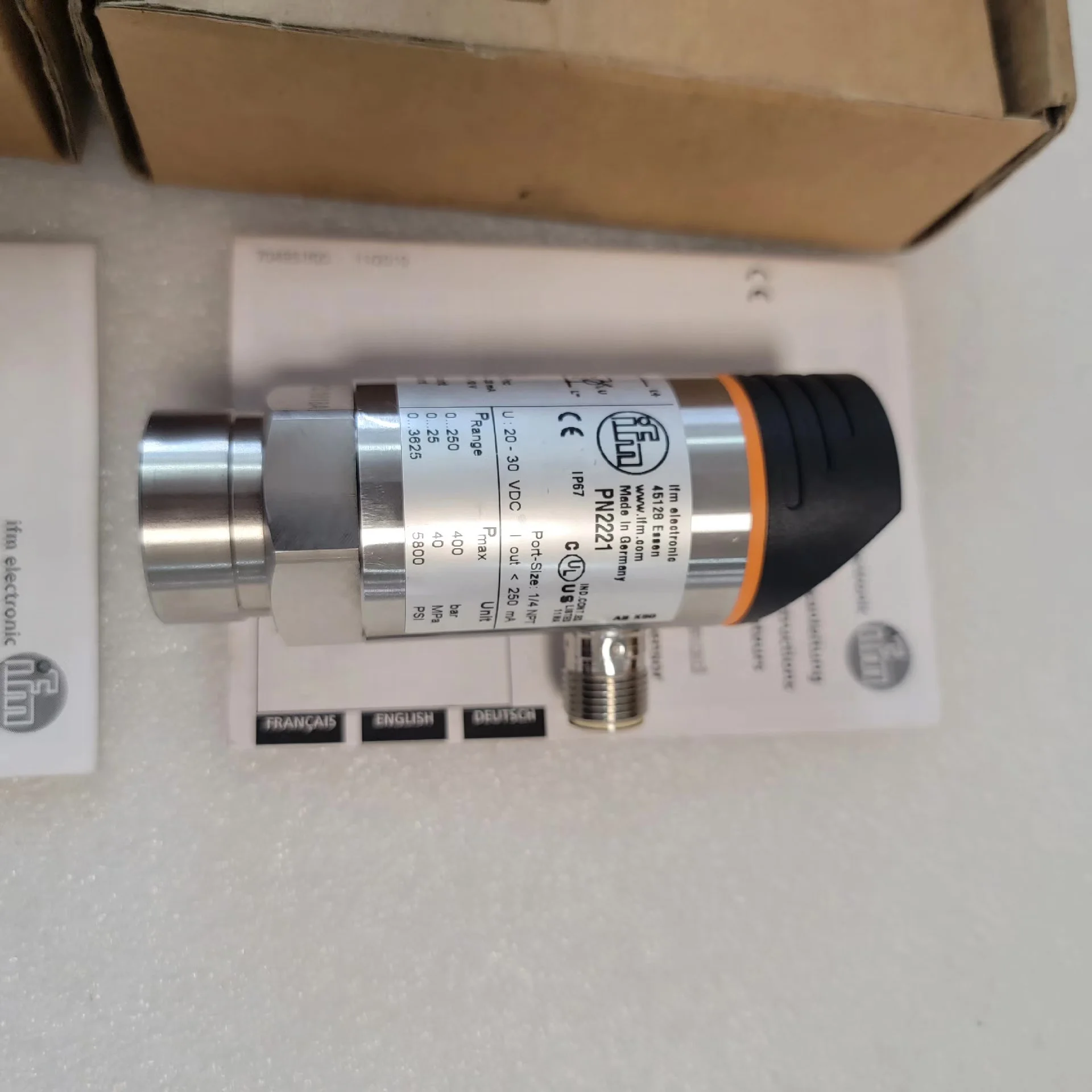 PN2221 German Ifm Ifm Sensor, Brand New Original Packaging, Old Photo