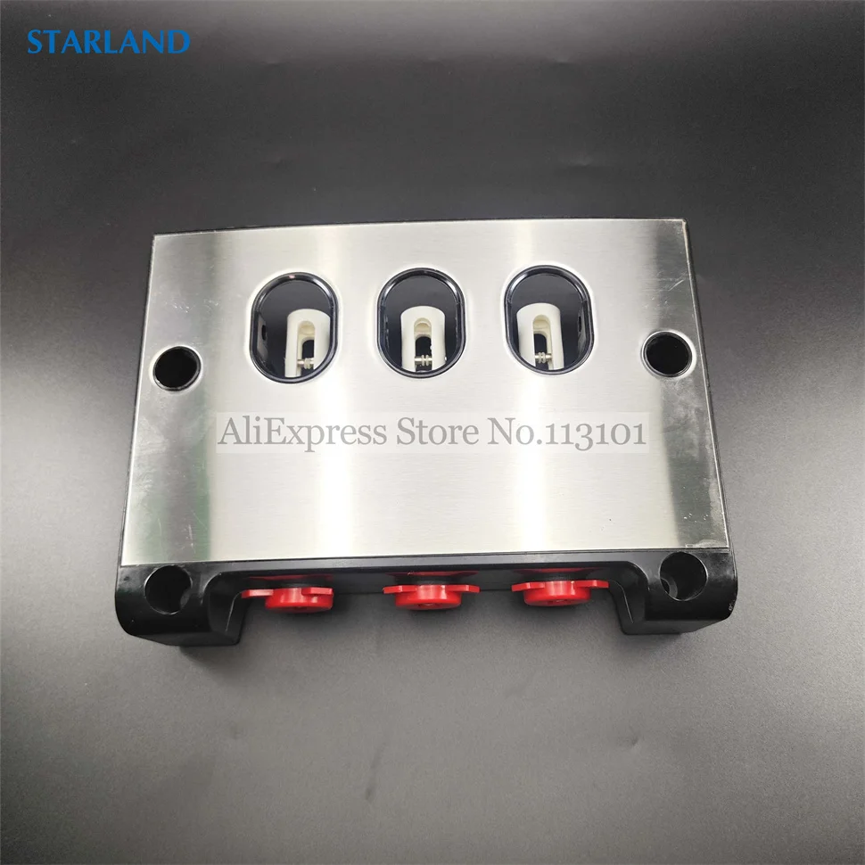 

1 Set Special Stainless Steel Valves Front Panel Spare Parts For Goshen BX Soft Ice Cream Machines Accessories
