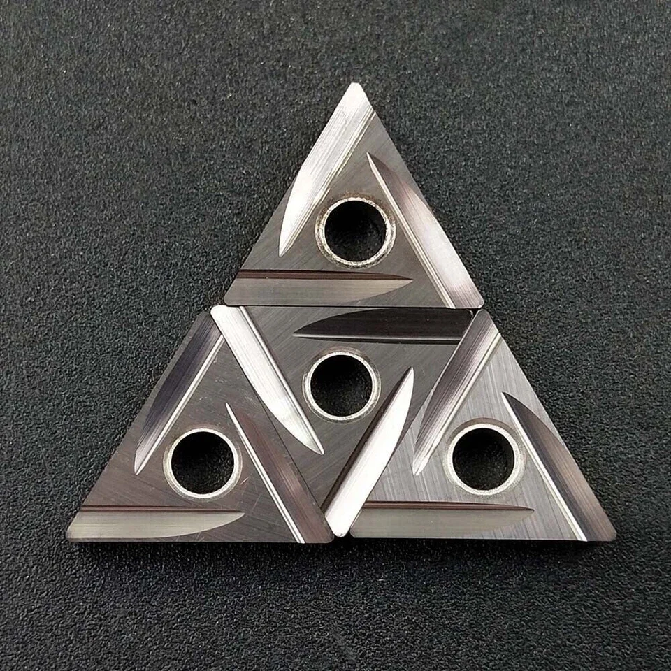 High-Gloss Cleaner Metal Ceramic Turning Blade/Triangular Double-Sided High-Precision Grinding Insert Tnmg160402/04/08R/L-2G for Mtjnr/L Tool Holder