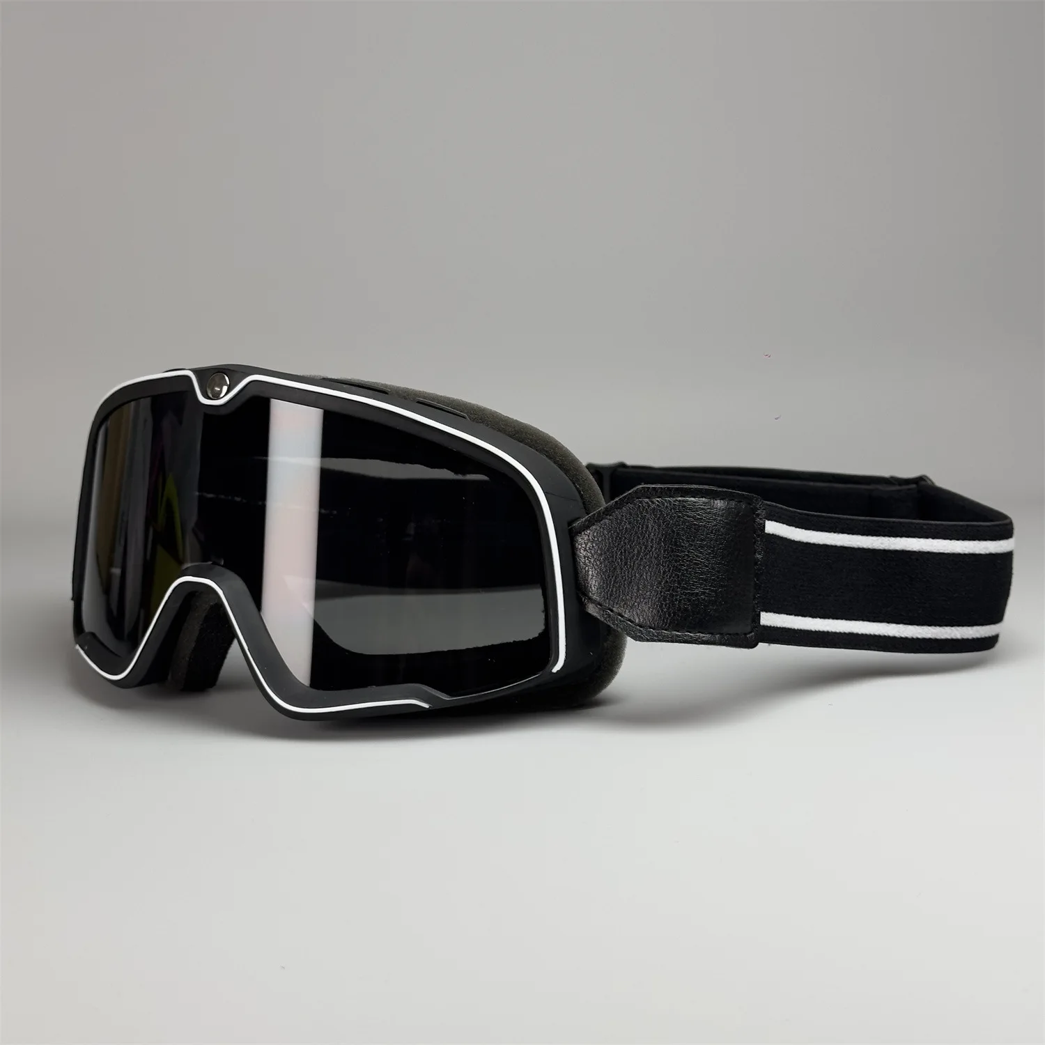 AliExpress NONE Vintage Motorcycle Goggles for Men Outdoor Cycling Sunglasses Windproof Sports Ski Helmet Compatible Glasses
