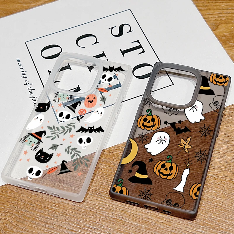 الكرتون نمط جراب هاتف آيفون 17 12 13 14 15 16 برو ماكس 16 زائد الهواء 11 مستطيلة شفافة لينة غطاء مقاوم للصدمات من البولي يوريثان #6