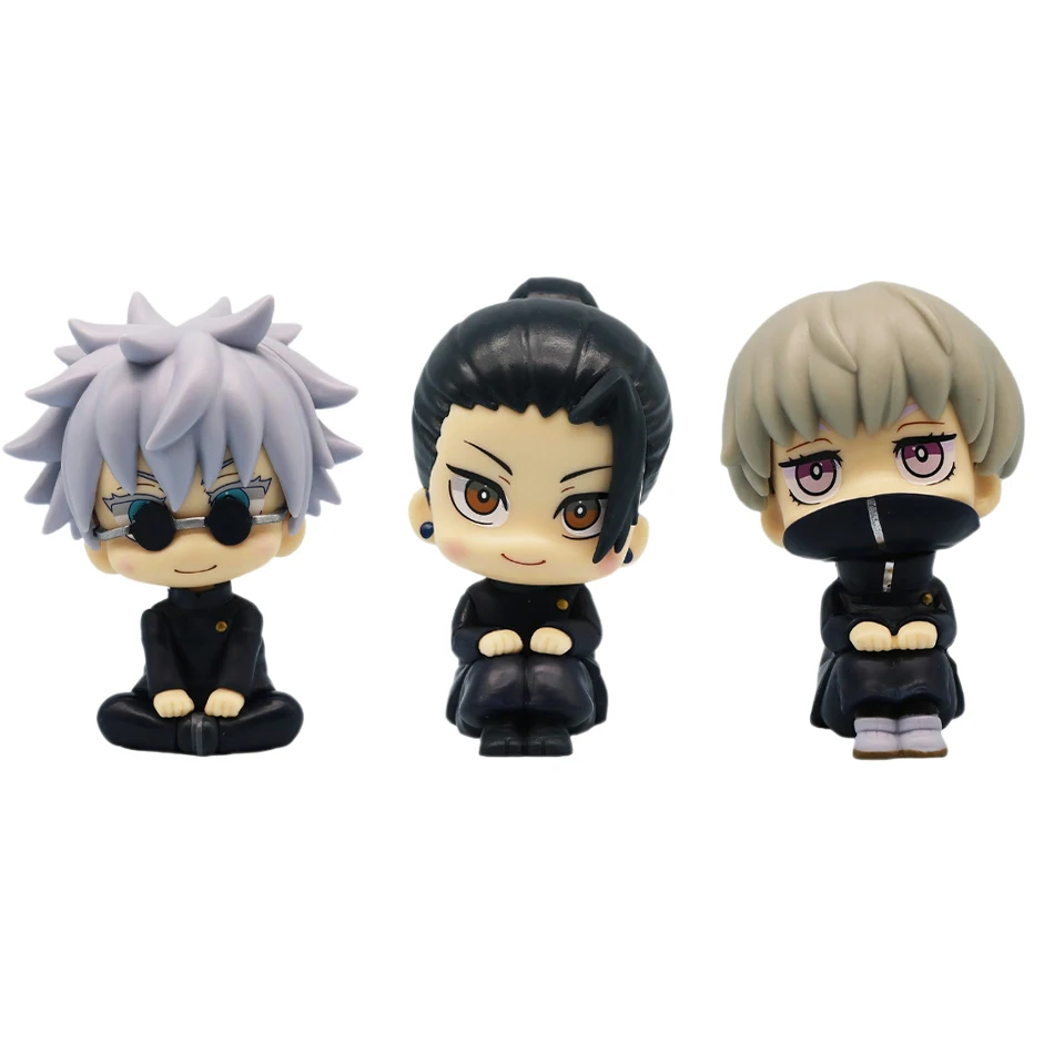 10 سنتيمتر Jujutsu Kaisen أنيمي الشكل انظر Q نسخة Satoru Gojo/Geto Suguru عمل الشكل Fushiguro Toji/Okkotsu Yuta تمثال