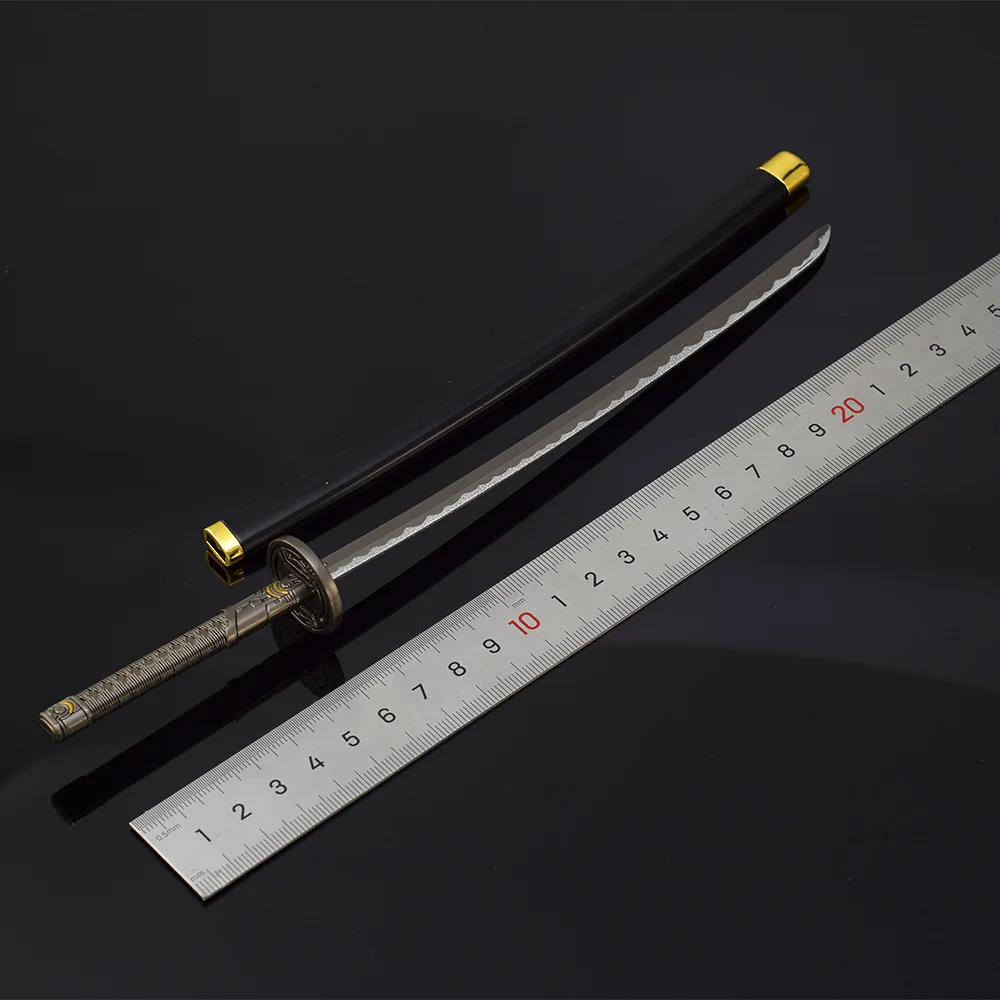 26cm Ghost Recon Game Peripherals Autumn Frost Katana Metal Weapon Models Toy Swords Cosplay Samurai Crafts Ornaments Toys Gifts