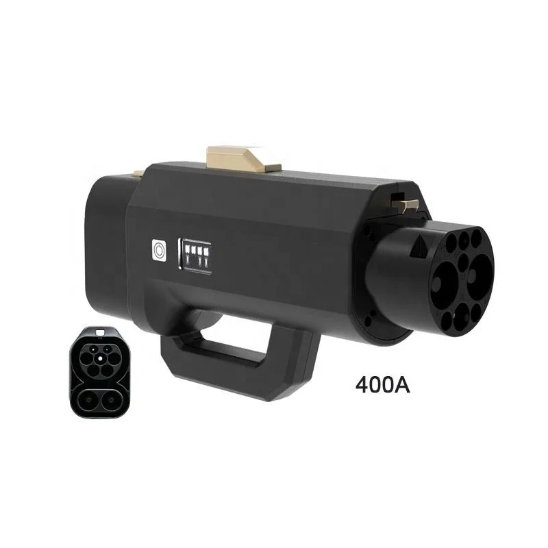 400A CCS2 To GBT EV Adapter With Smart APP Control Smart Temp Control Multi-Color LED Indicator DC Fast Charging Converter