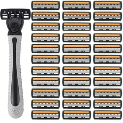 Shaver Brand New Design Men Razor Shaving two Layer Shaver Reusable Razor Imported Blade Multi Tool Head Change