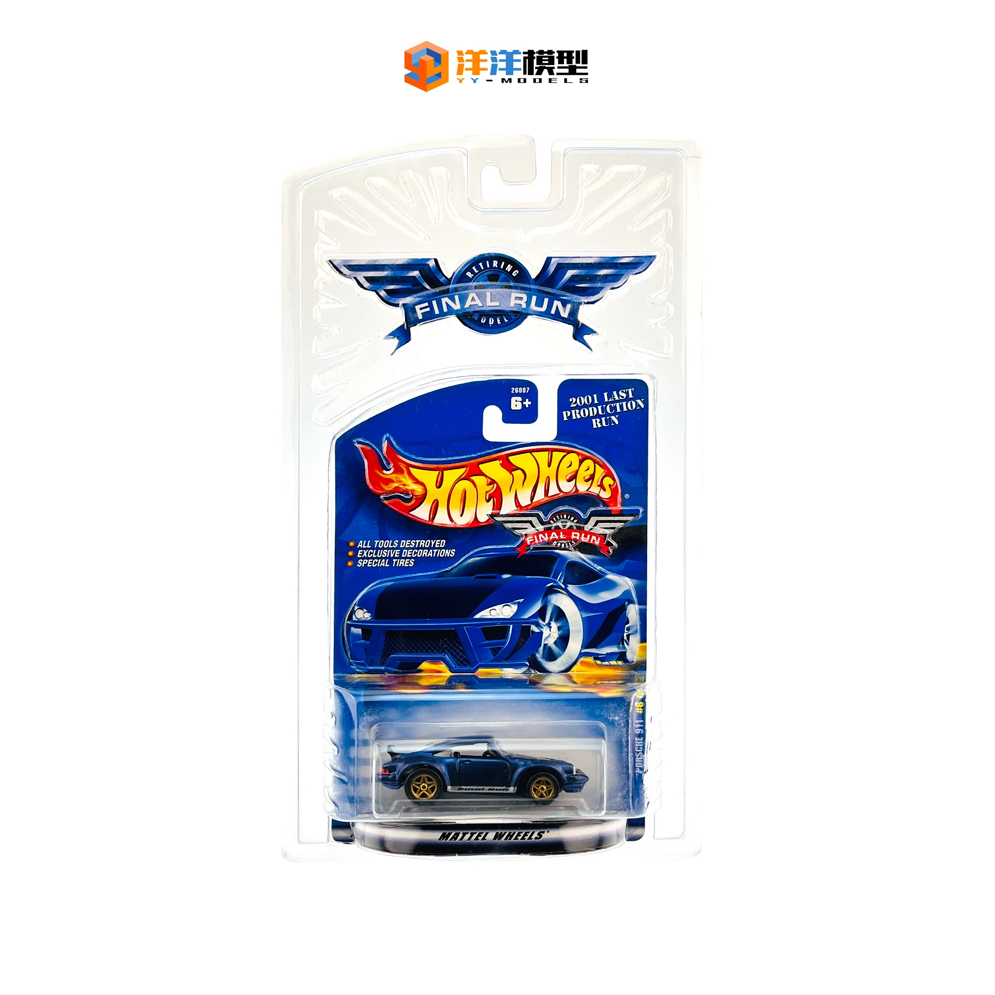 

Hot Wheels final run 1:64 Porsche 911 limited collection of die cast alloy trolley model ornaments