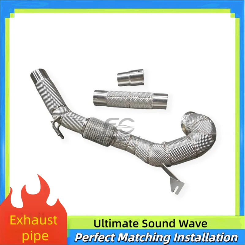 

High-performance Sport cat Downpipe Exhaust Pipes for Volkswagen Golf 8 GTI / MK8 GTI 2.0T Stainless Steel 304 exhaust header