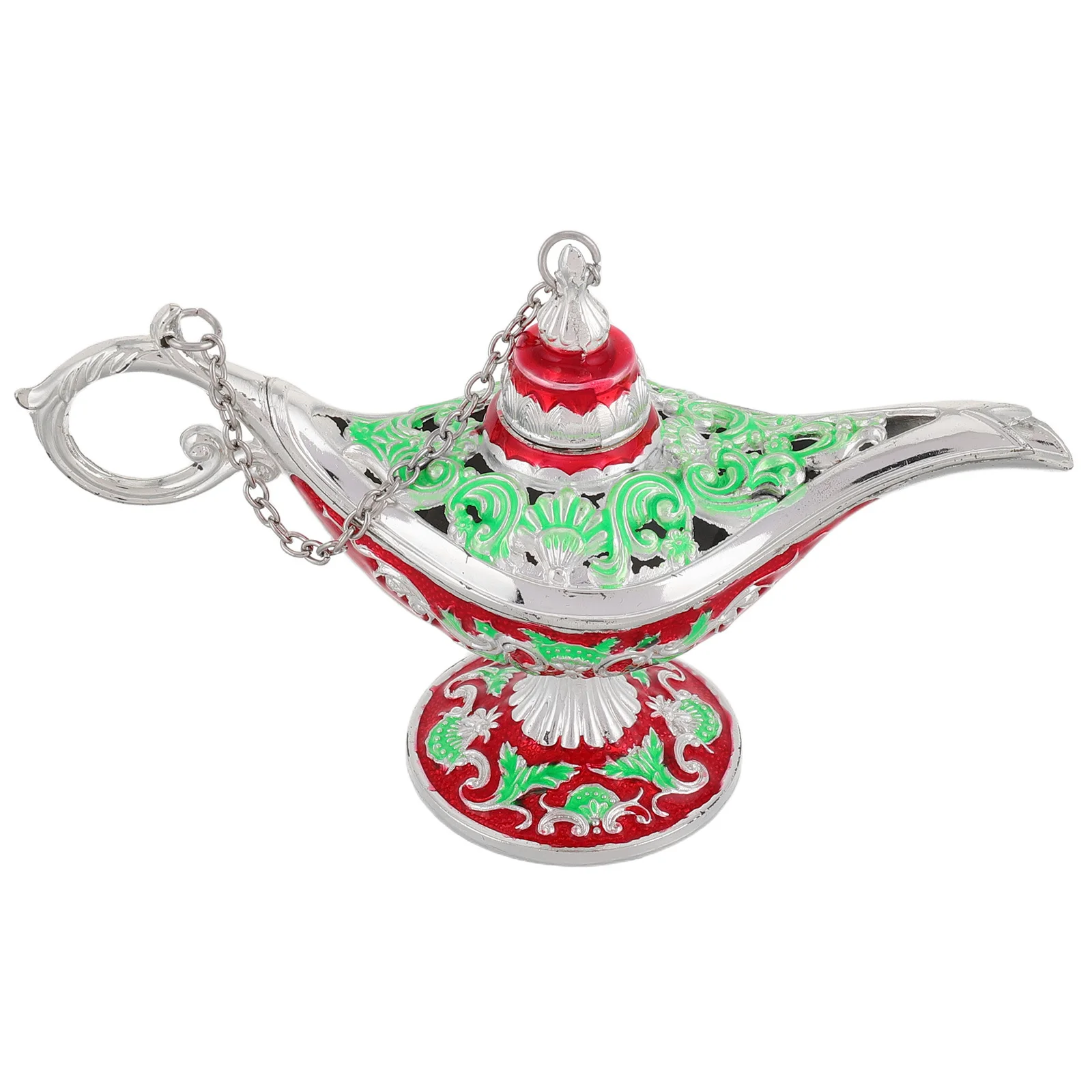 Vintage Arabski Stół z Wydrążonymi Rzeźbami Dekoracja Romantyczny Retro Ornament Ozdoba na Biurko do Domu Unikalny Styl