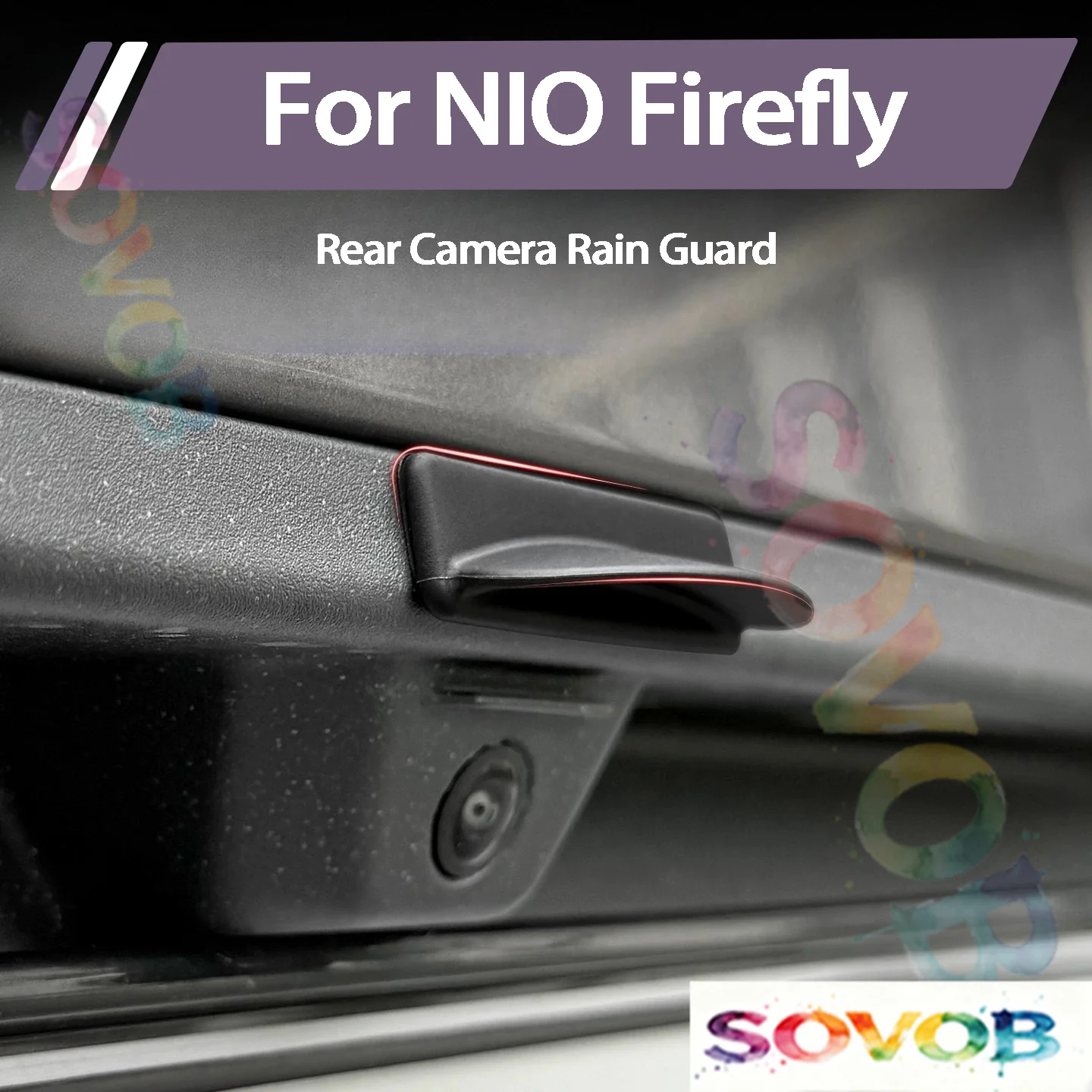 For Nio Firefly 2025 2026 Rear Camera Rain Visor Car Rain Shield Deflector Exterior Accessories