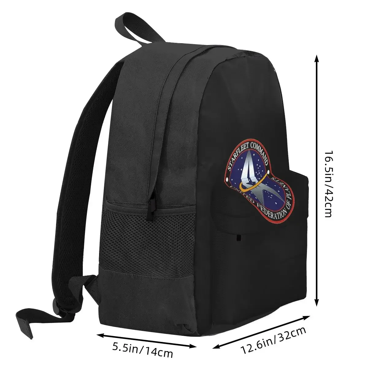 Star Treks Science Fiction TV Series Backpack Hot Sale Daypack Large Capacity Boys Girls BookBag School Bag for Men Women