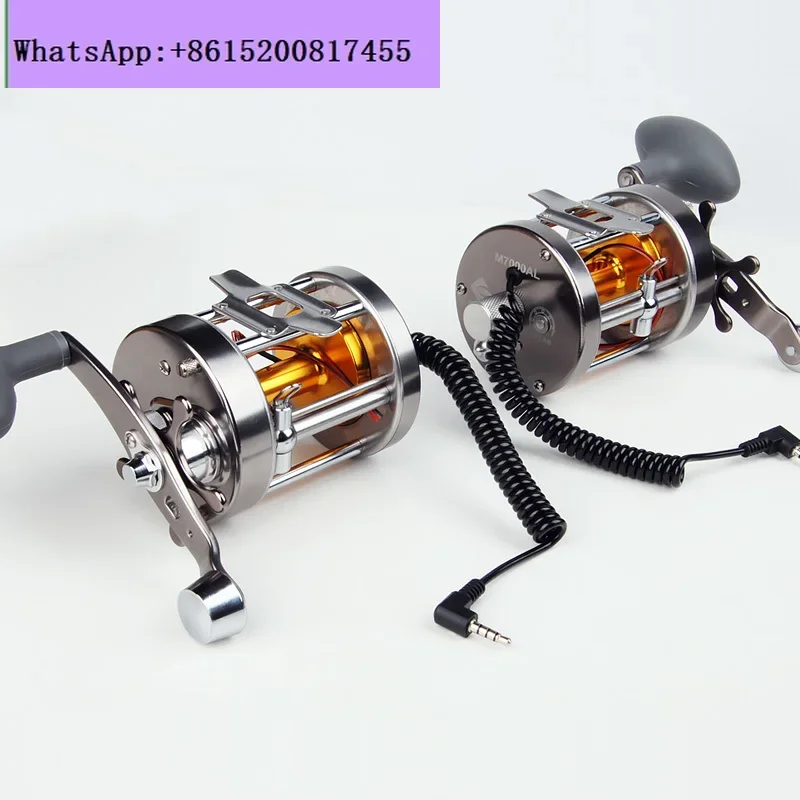 Left Hand Visual Anchor Fishing Wheel 7000 Full Metal Mingyang Drum Wheel Fishing Light Treasure Box Fishing