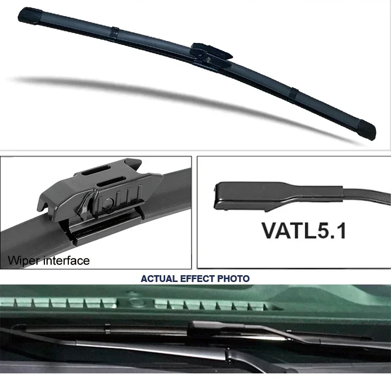 Car Front Wiper Blades For Dacia Lodgy Renault Lodgy 2016 - 2022 Stepway Window Windscreen Windshield Car Accessories Stickers