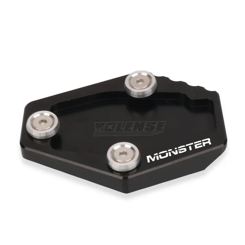 

Motorcycle Accessories Kickstand Foot Side Stand Extension Pad Support Plate Enlarge Stand For Monster 950 937 20-23 Diavel 1260