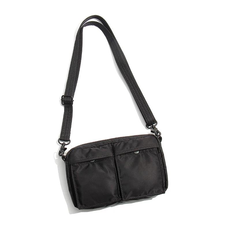 

Trendy T ex Crossbody Bag Belted Waist Pa for Commuting Multi-Functional Casual Sle Nylon Fabric Zipper Closure