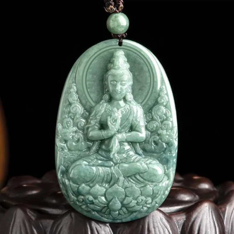 

Bean Seed Baolian Guanyin Pendant, Unisex Light Luxury Versatile Necklace