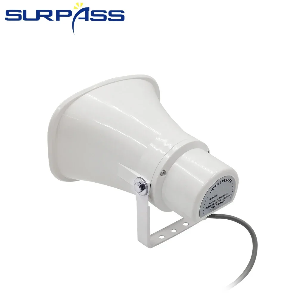 야외 방수 벽걸이 스피커, PA 시스템, 하이파이 스테레오 사운드 오디오, 정원 파티오 홈 수영장용 배경 음악, 15W