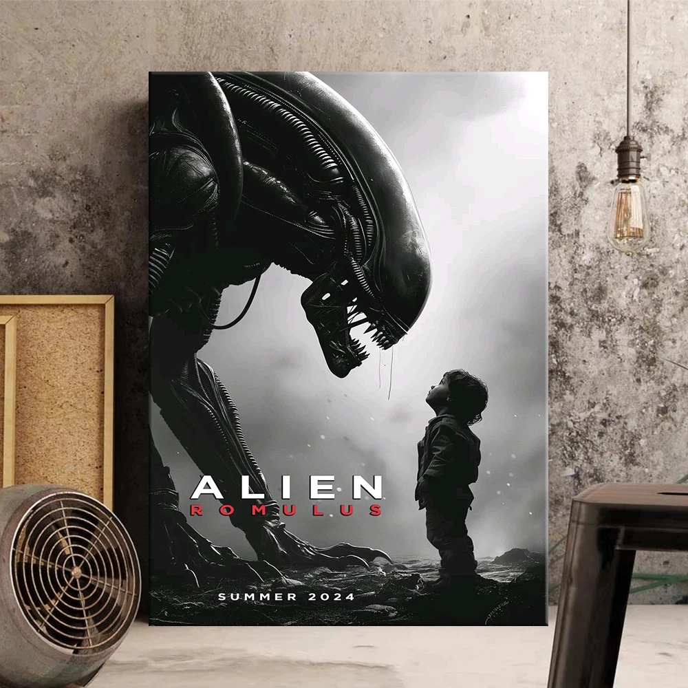 ALIEN Movie Poster High Quality Print Poster Classic Vintage Canvas Wall Art Print Mural Home Decor Gift