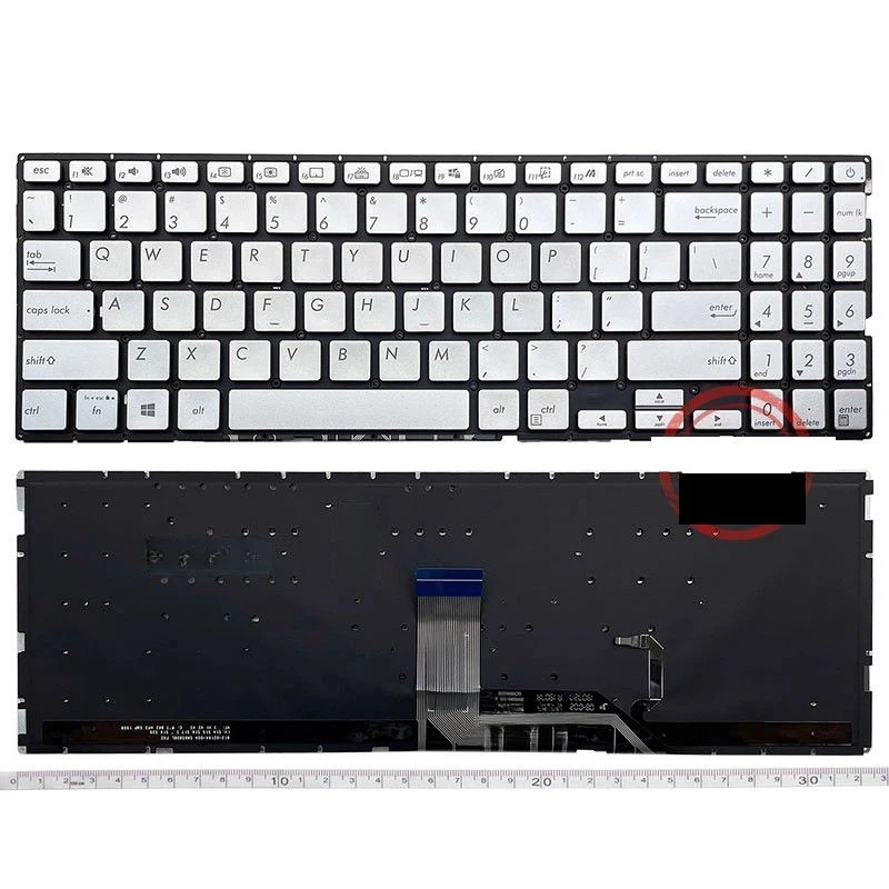 YY+New for Asus VivoBook X531 X531F X531FA X531FL S5500 S5500F US Keyboard Backlit