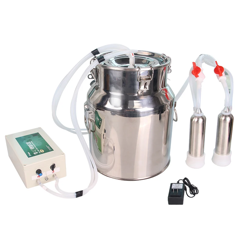 

14L Milk Machine for Cow Stainless Steel Cow Milking Machine Livestock Farm Milking Machines