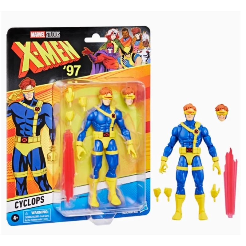 متوفر في المخزون مارفل X-Men 97 بطاقة ولفيرين ليتل شقي سايكلوبس عمل الشكل أنيمي لعبة مجسمة جمع هدية