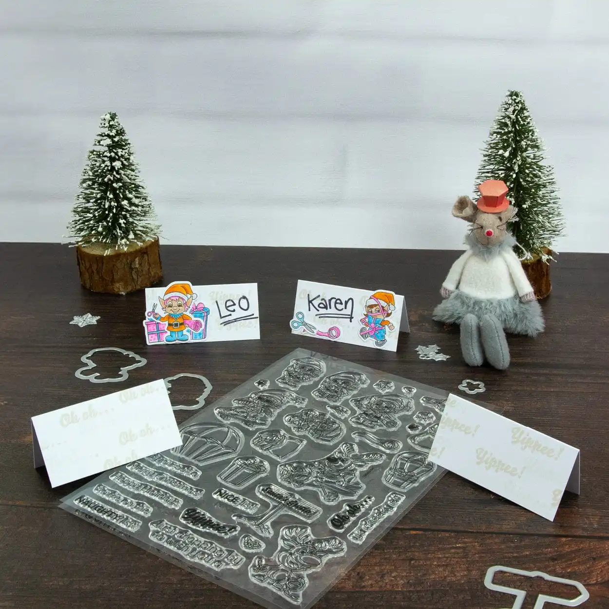 

Tonic 2025 September New Release a Very Elfy Creative Collection Christmas Metal Cutting Dies Stencils DIY Scrapbooking Stamp