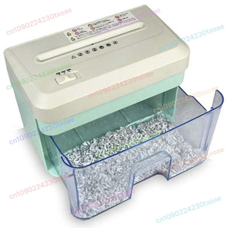 Electric Confidential Desktop Shredder - Cross Cut Paper Office Home Use Drawer Document Destroyer