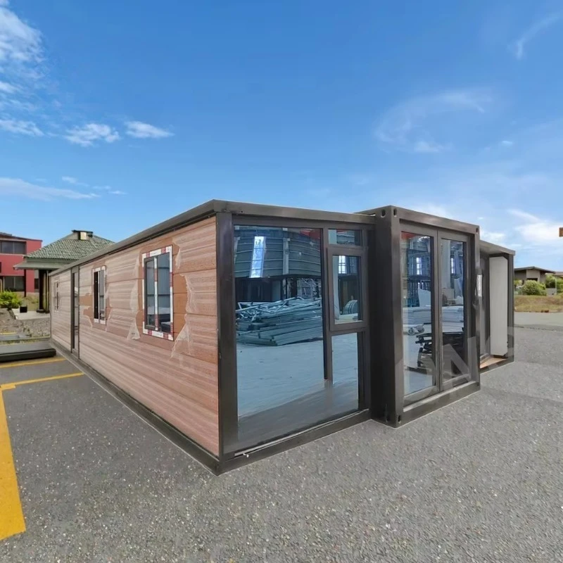 مبيعات المصنع فيلا جاهزة 40ft عالية الجودة مع 2 غرفة نوم متنقلة منزل صغير قابل للتوسيع