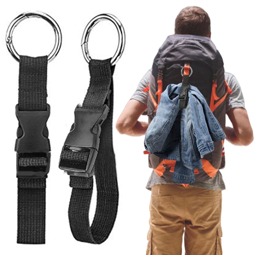 Travel Luggage Fixed Strap with Release Buckle Backpack Jackets Gripper Anti-Theft Suitcase Carrier Strap for Carry On Bags