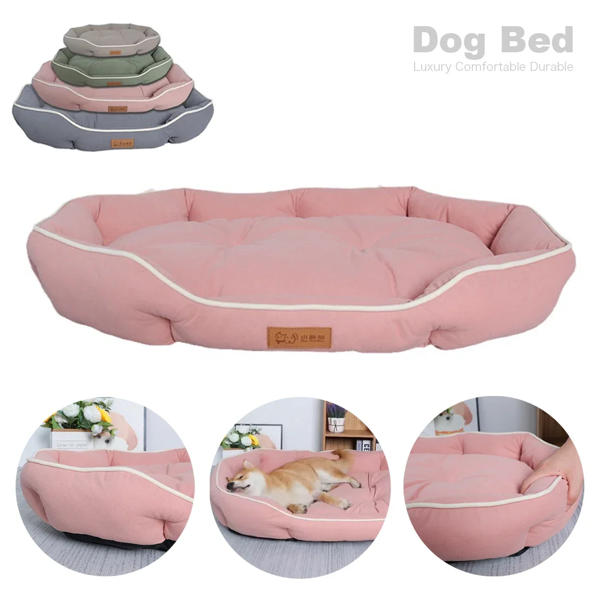 

Luxury Medium Dogs Bed Wear-resistant Pet Breathable Bed for Dog Comfortable Quick Rebound Puppy Pad Cat Mat Accessories for Dog