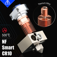 Mellow 3D Printer Parts All Metal NF Smart-CR10 V2.0 Titanium Heat Break Hotend Extruder Kit For Upgrade Creality Ender 3 Aquila