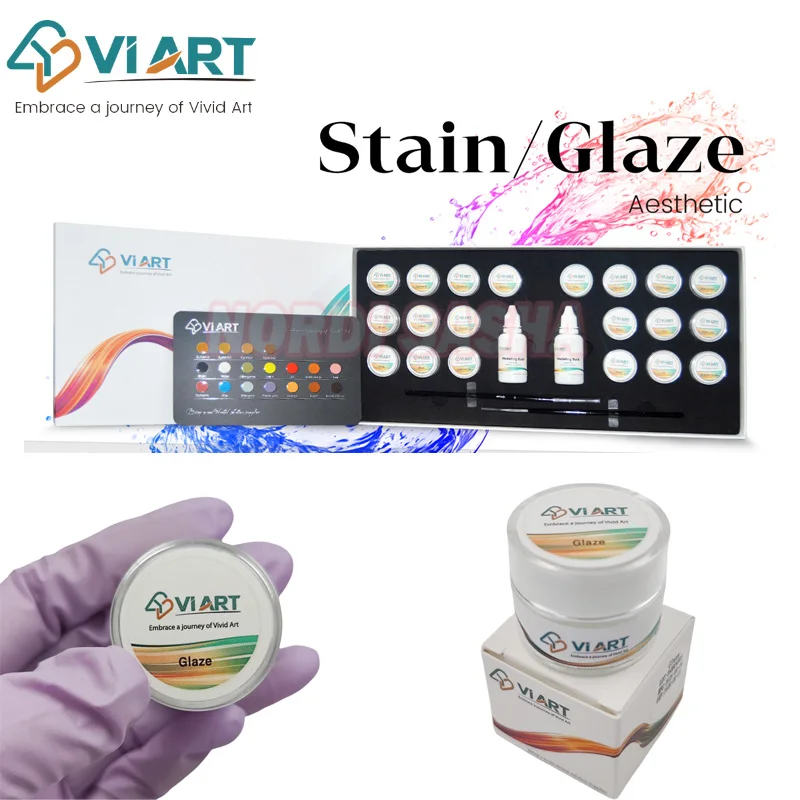 5g VIART Realism Paste Glaze Stain Dental Lab All Ceramics Stains Universal Coloring Porcelain Denture Materials