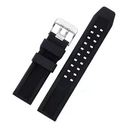 Unisex Soft Silicone Rubber Watch Strap 23mm Military Diving Sports Watch Band Bracelet For Luminox Strap Accessories O9V1