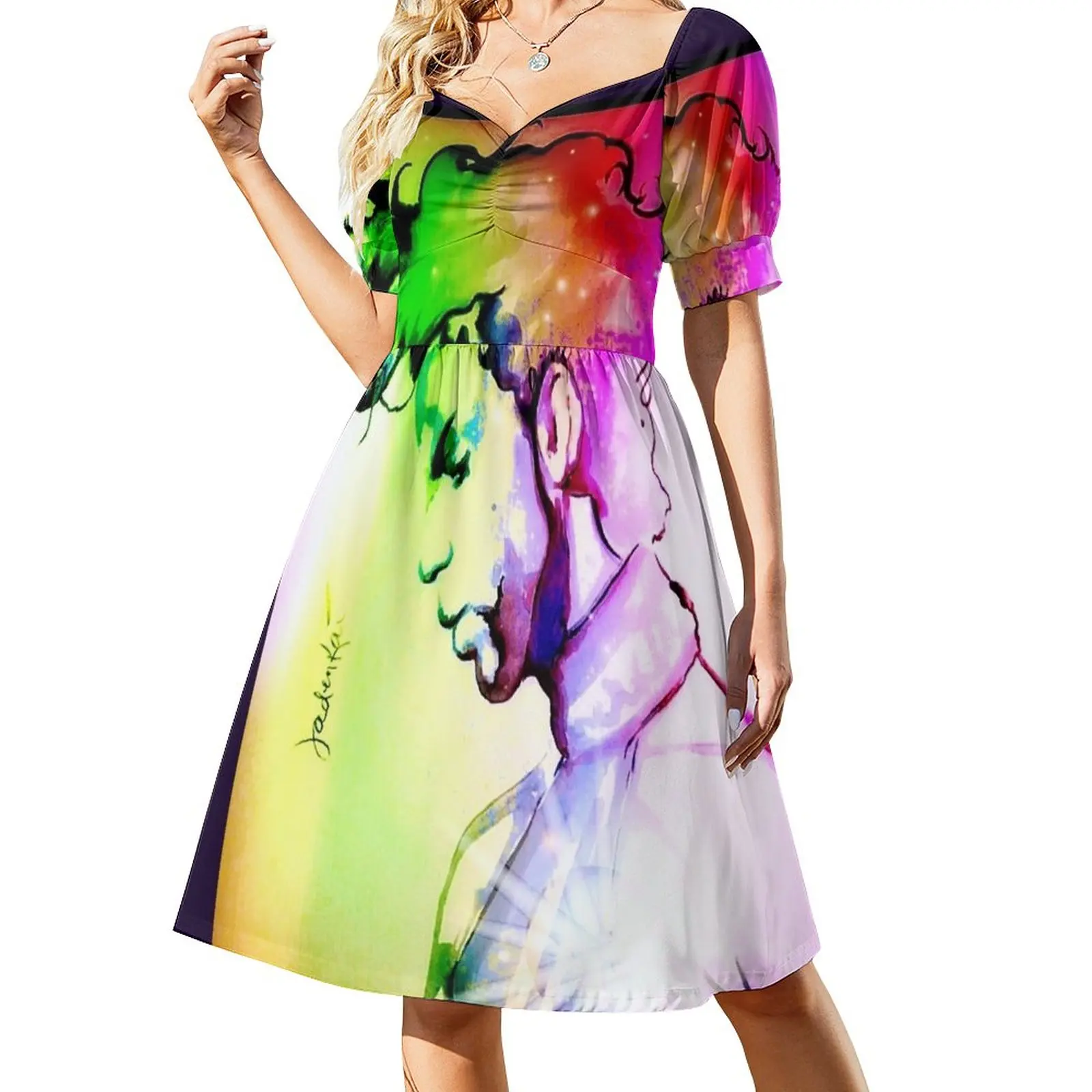 

Rainbow Child Sleeveless Dress Long dress Clothing female