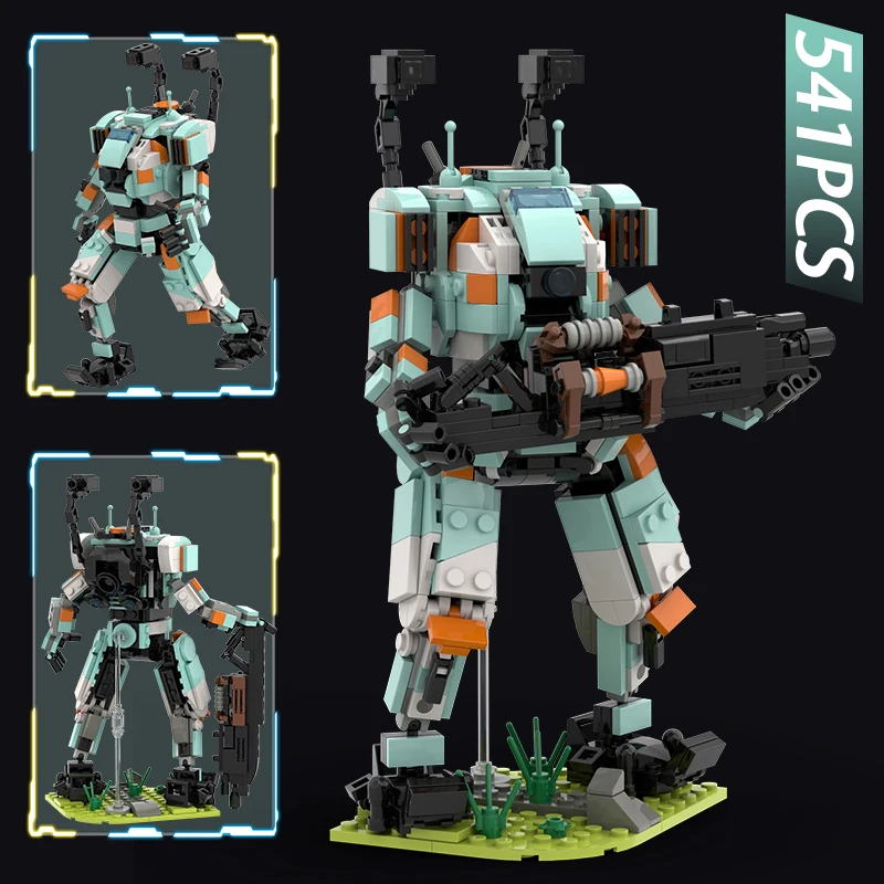 MOC New Titanfall 2 BT-7274 Vanguard-Class Titan Building Blocks Set Robot Mecha Game DIY Bricks Toys For Children Birthday Gift