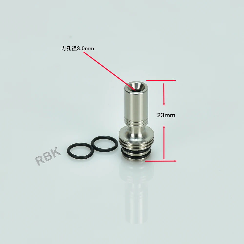 MTL Vaporizer Titanium holy grail 1.1 510 drip tip E-cigarette Accessories for YFTK Flash e Vapor V4.5S+/Taifun GTR MTL RTA atom