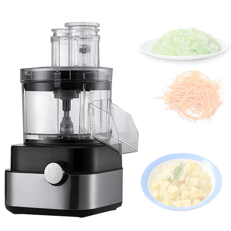 Commercial Electric Food Processor Shredder Vegetable Dicing Machine Carrot Potato Onion Granular Cube Cutting Machine