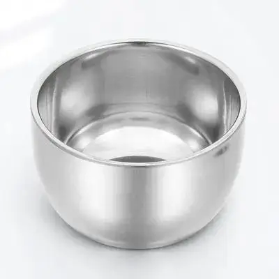 Stainless Steel Shaving Cup Heavy Duty Portable Bowl for Personal Care Gift Idea Household Shaving Bowl Men Supply