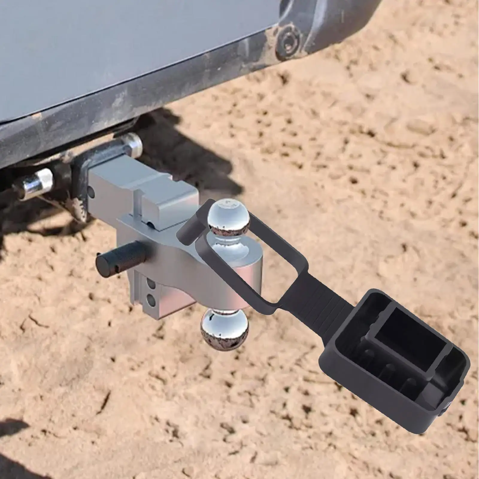 

2-дюймовая заглушка приемника сцепного устройства прицепа M-1840-fp, резиновая, простая установка, прямая замена для Ford 2003-2023, аксессуары