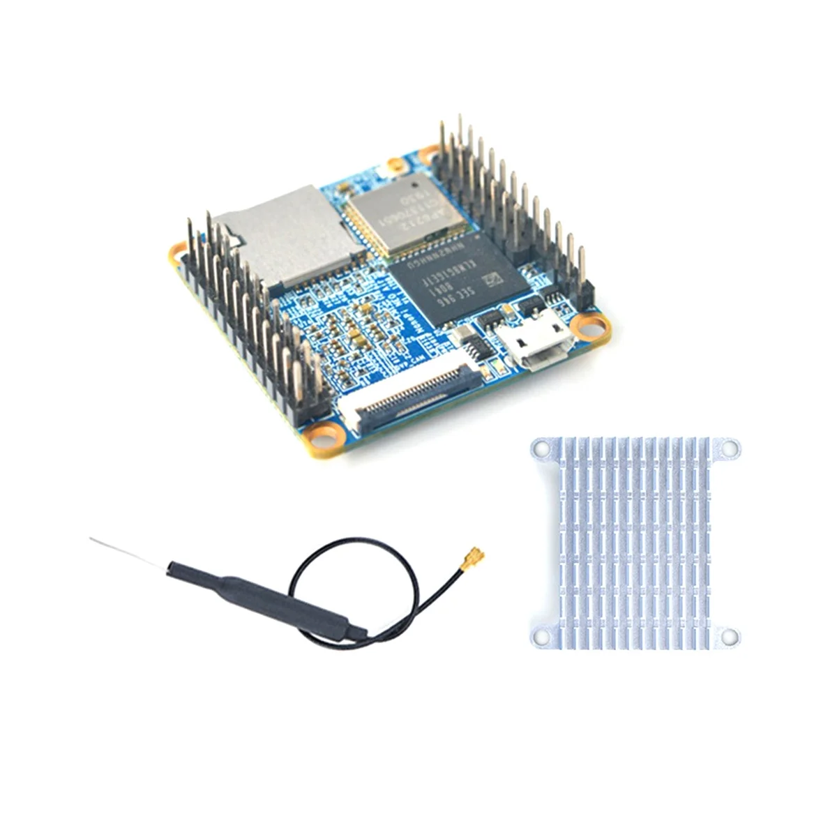 Nanopi NEO Air 개발 보드용 블루투스 와이파이 IoT 모듈, 방열판 포함, 512MB DDR3 RAM, 8GB EMMC Allwinner H3, IOTA7