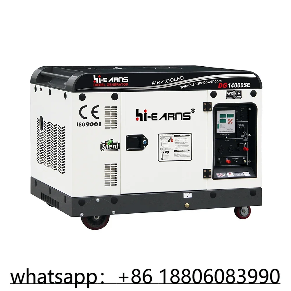 10KW 12KVA 50HZ 60HZ single cylinder air cooled engine 1102 die·sel generator