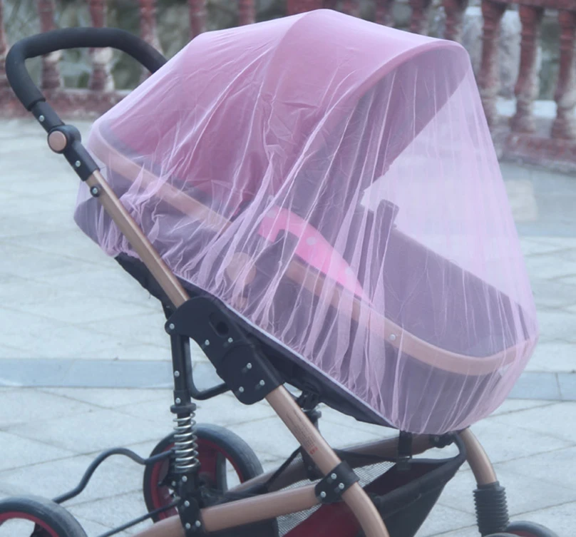 Baby Stroller Pushchair Mosquito Insect Shield Net Safe Infants Protection Mesh Stroller Accessories Mosquito Net 150cm