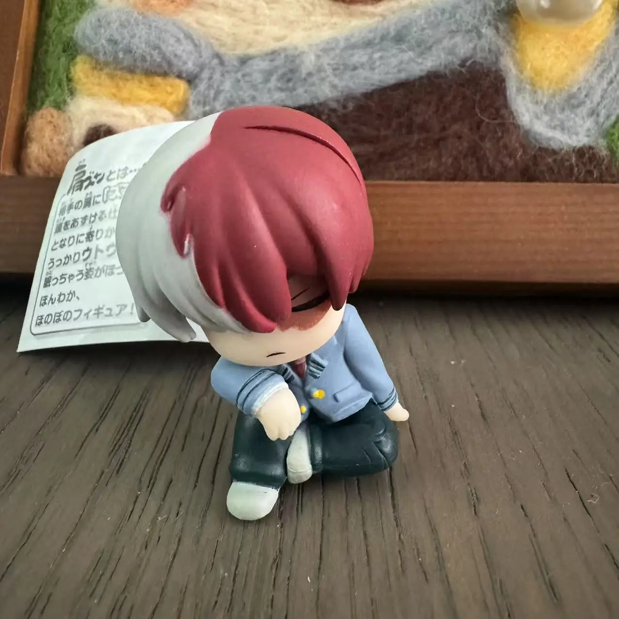 ของแท้ Gacha Scale รุ่น My Hero Academia Midoriya Katsuki Todoroki ไหล่ไหล่ Sleep Series Action Figure ของเล่น