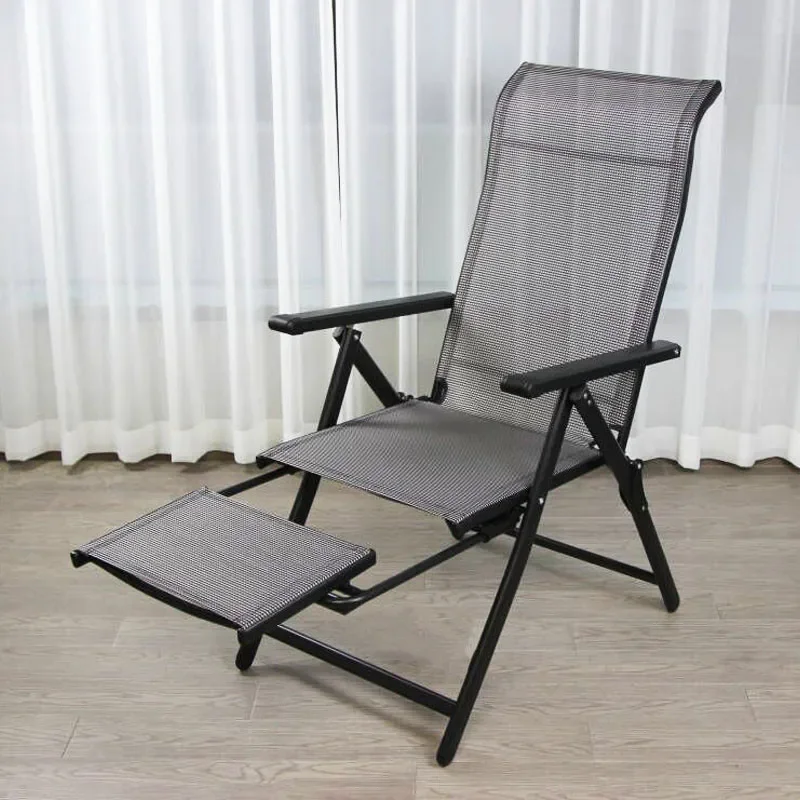 Folding Lounge Beach Chair, Office Home Nap, Outdoor Relax Chair, cadeira confortável do sono, Mobiliário Varanda