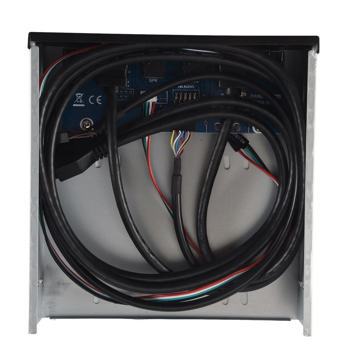 RIRI Usb 3.0 2-портовый оптический привод Адаптер расширения передней панели Usb 3.0 Hub + Hd Audio + кнопка включения питания