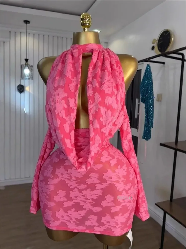 

Women Sexy Off The Shoulder Floral Printed Bodycon Backless Mini Dress Designer Night Clubwear Party Birthday Dresses Vestidos