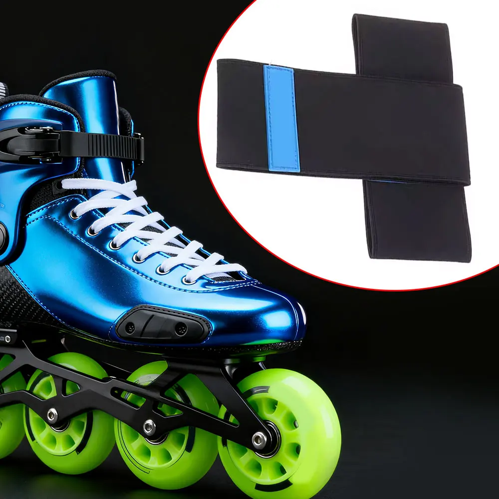 2x أحذية التزلج الدوارة ارتداء غطاء مقاوم سرعة التزلج غطاء الحذاء شقة زهرة أحذية الجليد سكين الأحذية الغطاء الواقي