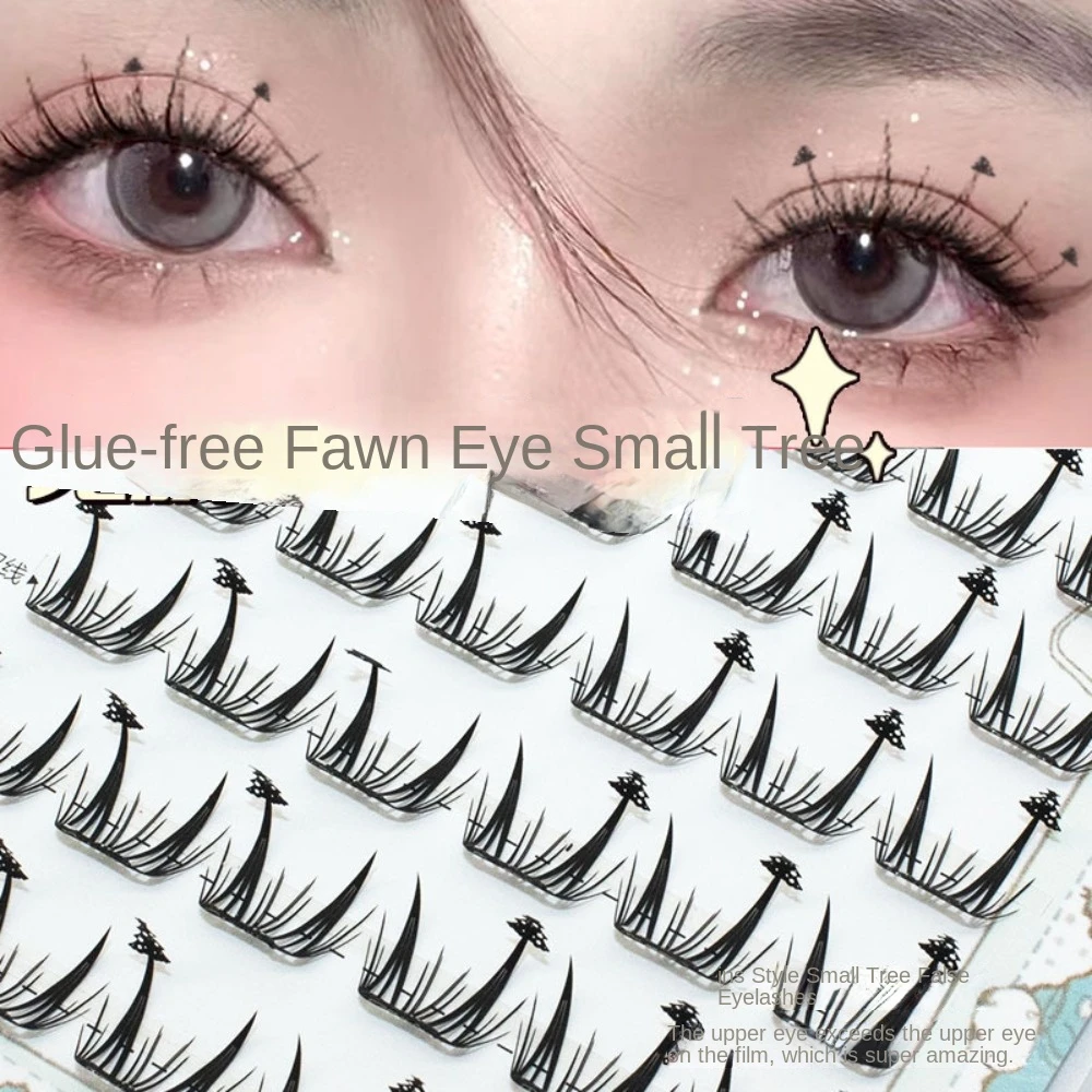 

Segmented Creative False Eyelashes Butterfly Love Heart Shape DIY Eyelashes Extensions Large Capacity Natural