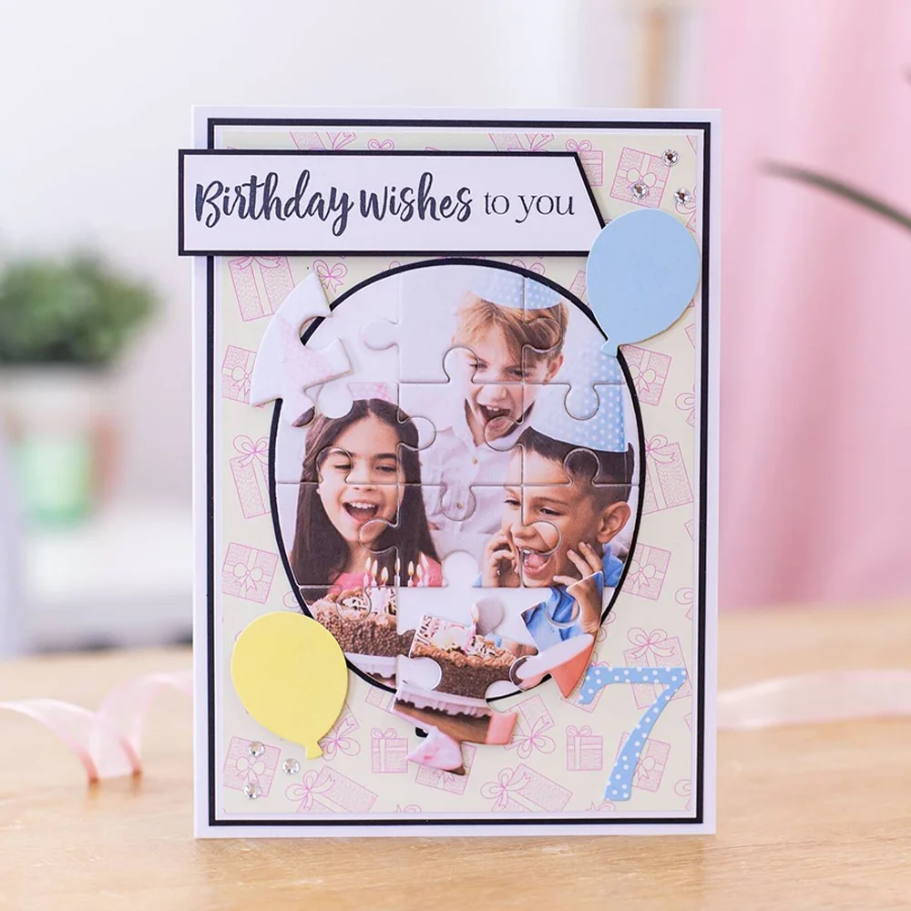 2024 AliliArts Metal Cutting Dies Puzzle Collection diy Scrapbooking Photo Album Decorative Embossing PaperCard Die image 5