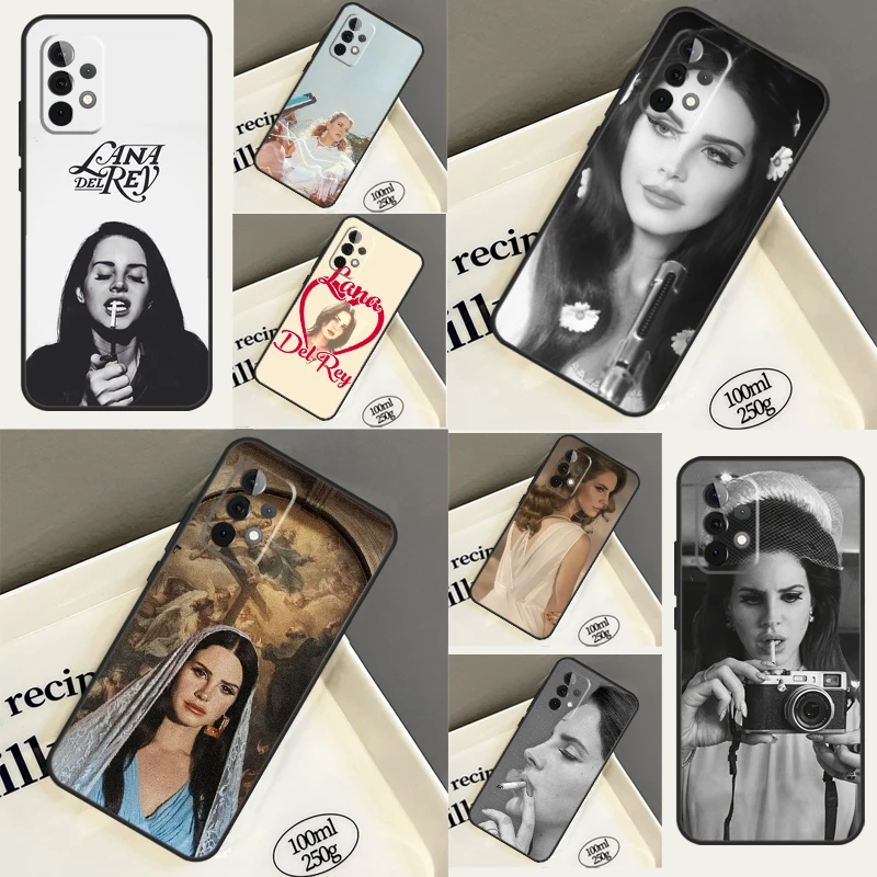 Singer Lana Del Rey Phone Case For Samsung Galaxy A54 A34 A24 A14 A52 A32 A12 A53 A33 A13 A51 A71 A50 A70 A52S